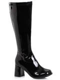 Ellie Shoes 276404 Women's 3 inch Wide Width Black GoGo Boot (Size 7)