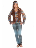 Ruby Slipper Sales 65226 Jewelry And Headband Hippie Costume Set - NS