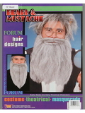 Ruby Slipper Sales 51709 14 Inch Gray Mustache And Beard Costume Kit - NS