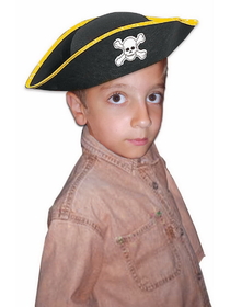 Ruby Slipper Sales 73858 Kid's Tri-corner Pirate Hat - NS