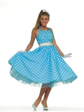 Ruby Slipper Sales 73964 Women's Polka Dot Prom Dress Costume - S