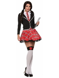 Forum Novelties 277335 Child Prep School Girl Costume XS-S