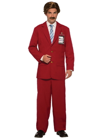 Ruby Slipper Sales 79559 Men's Anchorman Red Suit Costume - STD