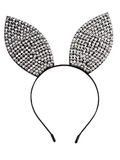 Ruby Slipper Sales 80488 Shiny Rhinestone Bunny Ears Headband - NS