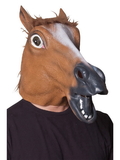 Ruby Slipper Sales M37231 Plastic Horse Head Mask - REG