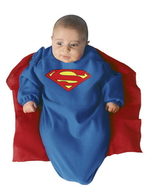 Ruby Slipper Sales 81105NWB Superman Newborn Bunting Costume - NWBN