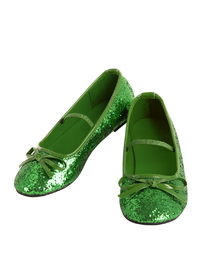 Rubies 20006011/12 Green Ballet Shoe for Girls - S