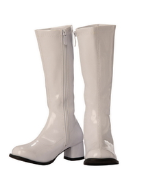 Ruby Slipper Sales 20007113/1 White GoGo Boot For Children - F131