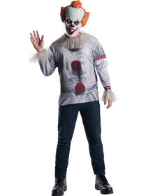 Ruby Slipper Sales 700021XL Mens It Movie Pennywise Costume Top - XL