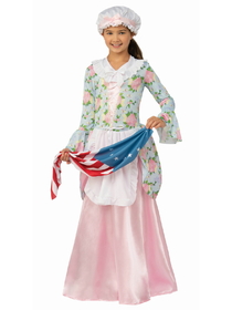 Rubies 700098M Girls Patriotic Colonial Costume - M