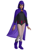 Ruby Slipper Sales 279451 Deluxe Girls Teen Titan Go Movie Raven Costume - S