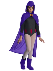 Ruby Slipper Sales 700179S Deluxe Girls Teen Titan Go Movie Raven Costume - S