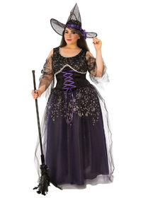 Ruby Slipper Sales 821020PLUS Midnight Curvy Witch Womens Sexy Costume - PLUS
