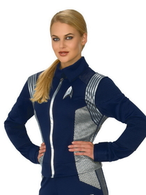 Ruby Slipper Sales 821209L Womens Star Trek Discovery Silver Science Costume - L