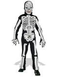 Ruby Slipper Sales 883821L Skeleton Child Costume - L