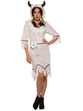 Ruby Slipper Sales 80356 White Buffalo Spirit Costume For Women - STD