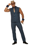 Ruby Slipper Sales 80533 Tough Tony Gangster Costume For Men - STD