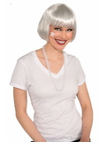 Ruby Slipper Sales 71656 White Bob Wig Costume Accessory - NS