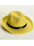 Ruby Slipper Sales 67588 Yellow Deluxe Fedora - NS