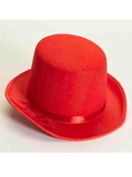 Ruby Slipper Sales 67645 Red Deluxe Top Hat - NS