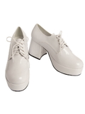 Rubies 2002041213 Mens White Pimp Platform Shoes - L