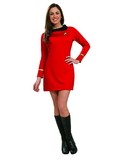 Ruby Slipper Sales 889061S Women's Star Trek Classic Red Dress Costume - S
