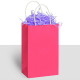 Amscan BB162500103 Kraft Handle Bags Pink (10 Pack) - NS