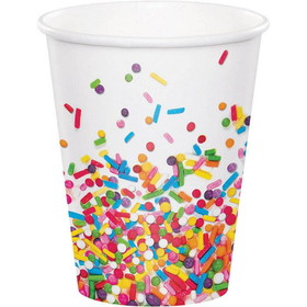 Creative Converting 126917 Sprinkles Hot/Cold 9oz Cup (8) - NS