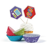 Fun Express 301238 Science Party Cupcake Wrappers (50 sets)