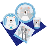 1st Birthday Bear Party Pack For 8