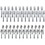 129328 Forks & Spoons - Silver (24 Each) - NS