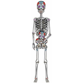 Ruby Slipper Sales 129394 Day of the Dead Jointed Cut Out (1)