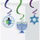 Ruby Slipper Sales 130032 Chanukah Hanging Decorations - NS