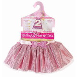 Ruby Slipper Sales 130765 Birthday Girl Hat & Tutu Set