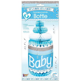 Ruby Slipper Sales 130770 It's A Boy Honeycomb Baby Bottle - NS