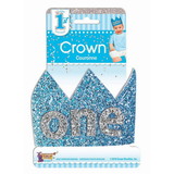 Ruby Slipper Sales 130777 First Birthday Blue Glitter Crown