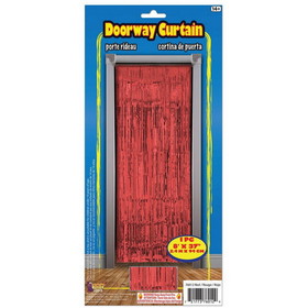 Ruby Slipper Sales 130843 Red Tinsel Doorway Curtain
