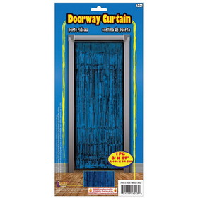 Ruby Slipper Sales 130844 Blue Tinsel Doorway Curtin - NS