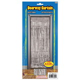 Ruby Slipper Sales 306883 Silver Tinsel Doorway Curtin - NS