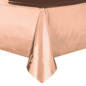 Unique Industries BB53273 Rose Gold Tablecover 54" X 108" (1) - NS