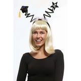 Ruby Slipper Sales BB69575 Twirly Black Graduation Headband - NS
