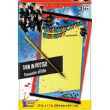 Ruby Slipper Sales BB70164 Graduation Sign-In Poster - NS