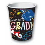 Ruby Slipper Sales BB78329 Graduation 9oz Paper Cups (8) - NS