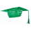 Ruby Slipper Sales BB80094 Green Graduation Child Cap - One-Size - NS
