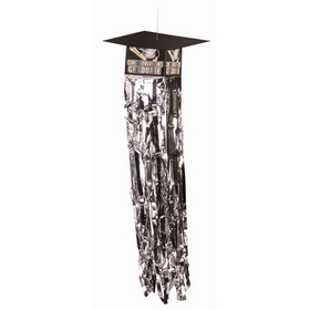 Forum Novelties 308857 Graduation Cap Dangling Tinsel Decoration