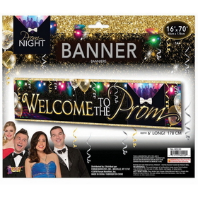 Ruby Slipper Sales BB80220 Welcome to the Prom Vinyl Banner - NS