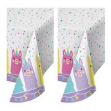 134310 Llama Party Plastic Tablecover (2)
