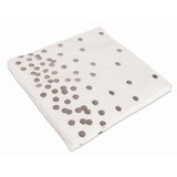 Ruby Slipper Sales BB134540 Silver Dot Paper Lunch Napkins (16) - NS