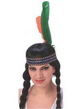Ruby Slipper Sales R299 Native American Headband with Feathers (One-Size) - NS