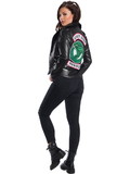 Ruby Slipper Sales R200802 Girls Riverdale Toni Topaz DLX Serpent Jacket - L